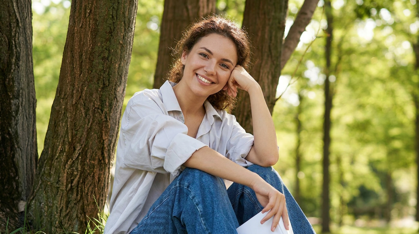 Woman enjoying an active, pain-free day outdoors